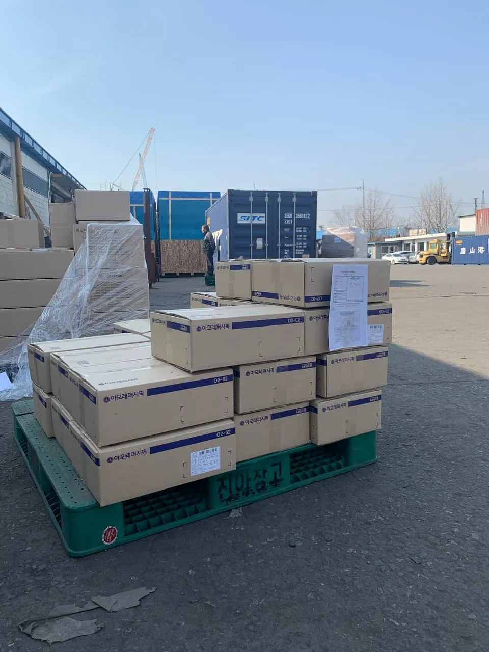 Pallet preparation