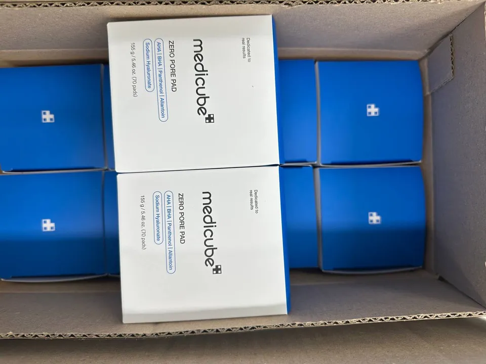 medicube Zero Pore Pad cartons